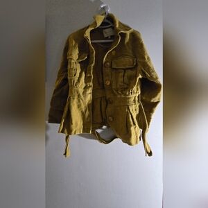 Massimo Dutti Olive Utility Jacket